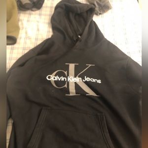 Calvin Klein all black hoodie XL